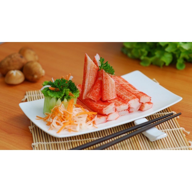 Mua Thanh cua Surimi Sajo (1kg, 20 cây) nhập khẩu Hàn Quốc cuộn kimbap, shushi, nhúng lẩu, mì
