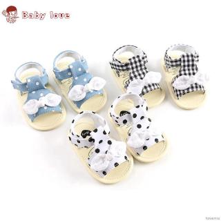 Giày búp bê kẻ sọc phối nơ dễ thương cho bé gái
