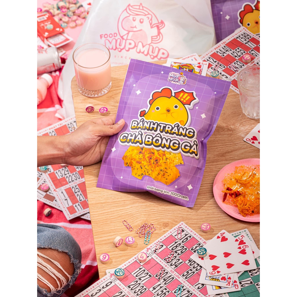 BÁNH TRÁNG CHÀ BÔNG GÀ