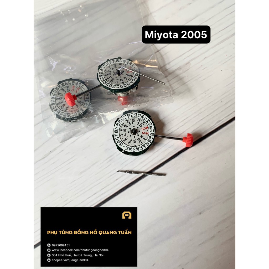 Máy đồng hồ đeo tay Miyota Nhật 2105 - 2005