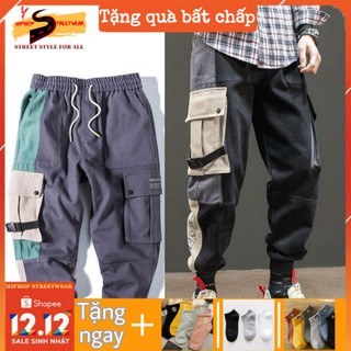 Quần Jogger Kaki Nam Túi Hộp Chất Kaki Dày Dặn Phong Cách HIPHOP STREETWEAR Quần Cargo Kiểu Dáng Thể Thao Năng Động