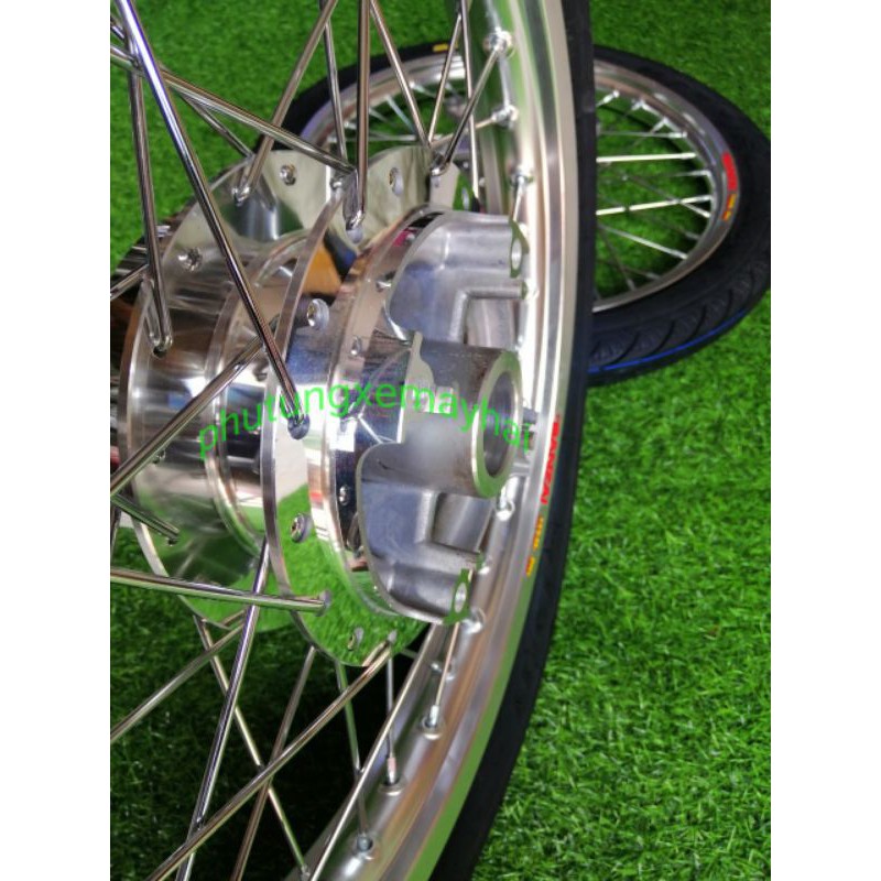 Bánh căm dành cho các dòng honda Winner 150 đùm mạ crom căm mạ crom niềng nhôm banzai thái full vỏ ruột maxiss