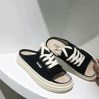 Giày thể thao đế cao phối da lộn siêu hót 2018