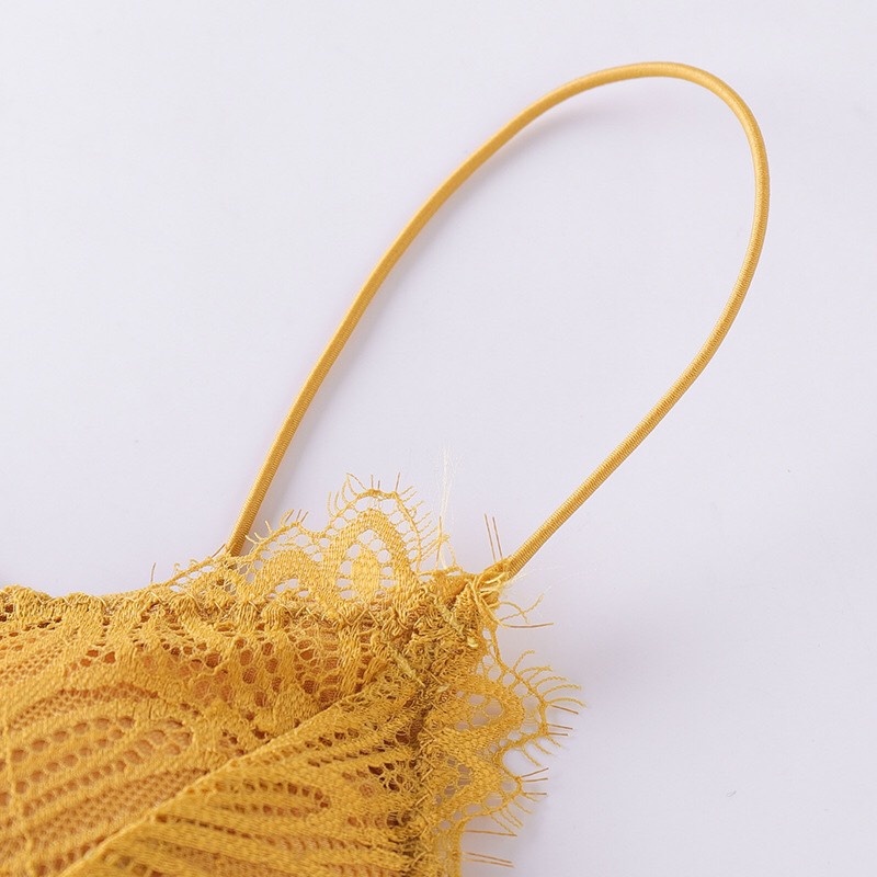 Áo bra ren dây mảnh cao cấp MATYDO  nâng ngực không gọng freesize 40-60kg BR02