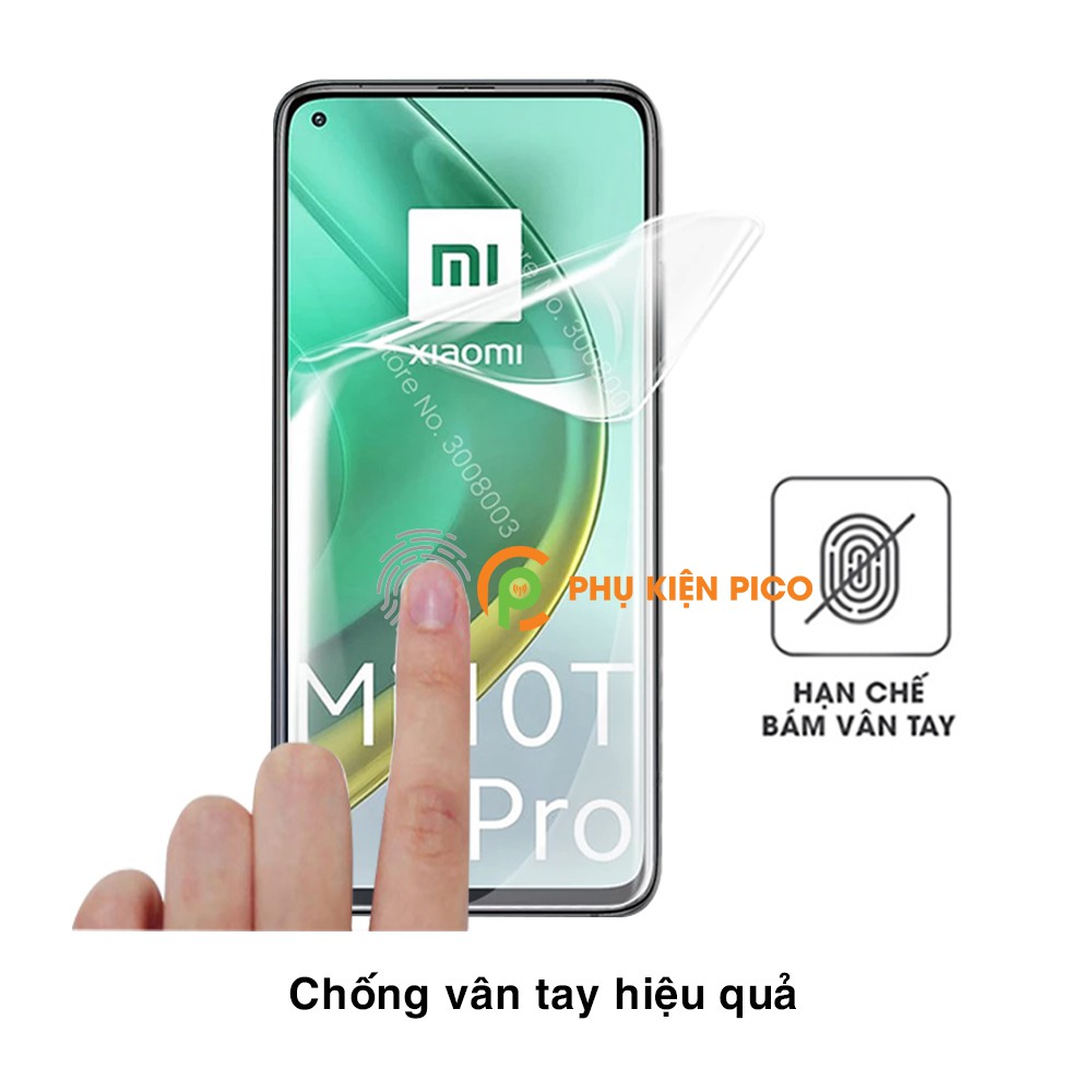 Dán màn hình Xiaomi 10T Pro full màn hình vân mờ chống bám vân tay - Dán dẻo Xiaomi 10T Pro