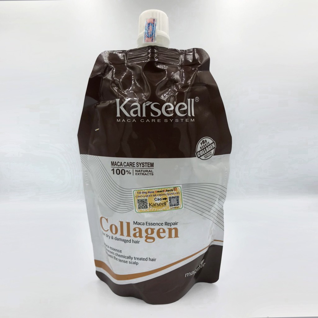 Hấp ủ tóc Collagen Karseell 500ml chính hãng