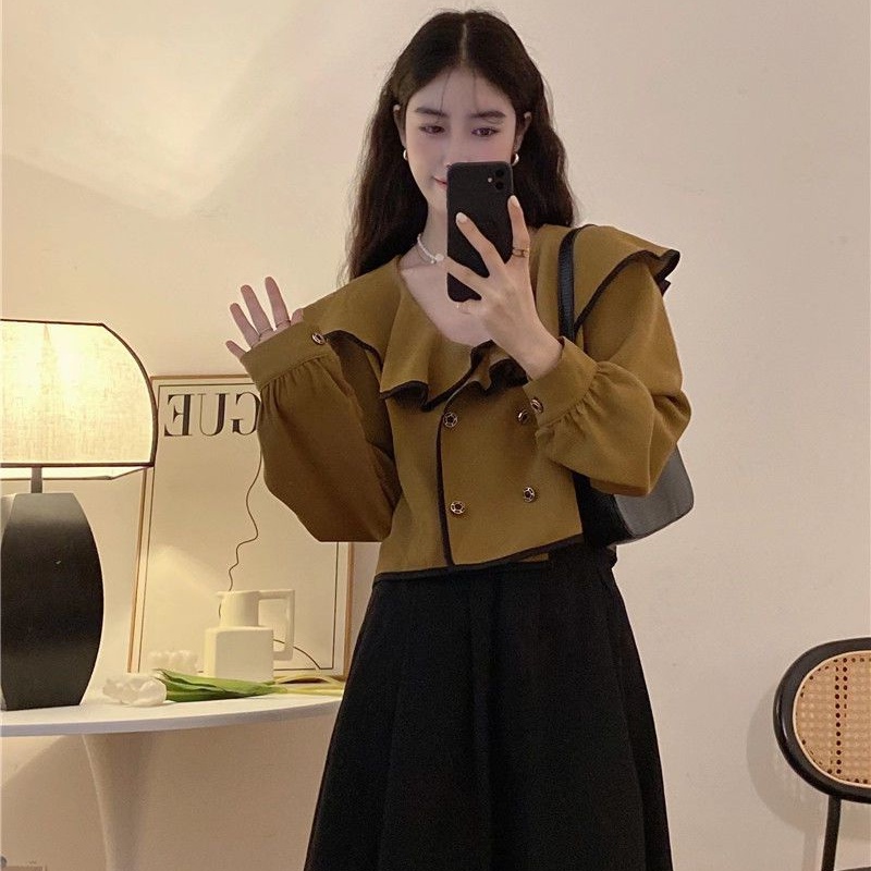 Phụ Nữ Mùa Thu Khí Chất Mới Áo Sơ Mi Dài Tay Áo Sơ Mi Thời Trang Hàn Quốc Sang Trọng
