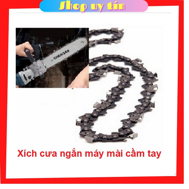 Xích cưa gắn máy mài