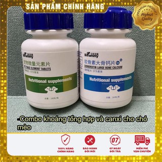COMBO Nguyên tố vi lượng và canxi hàm lượng cao cho chó mèo