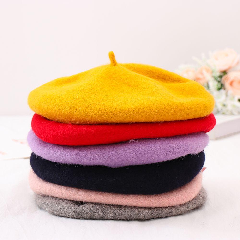 EUTUS Mũ Nồi Mùa Đông Ấm Áp Phong Cách Vintage Cho Nữ