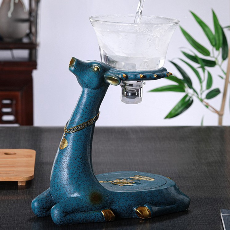 Ấm Trà/Cà Phê/Trà Bằng Kính Chịu Nhiệt Hình Hươu Thổ Nhĩ Kỳ