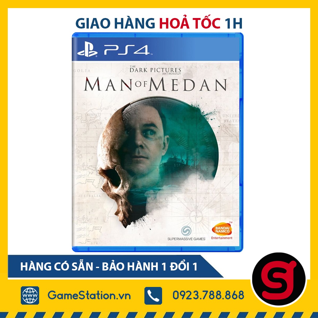 [Mã SKAMCLU9 giảm 10% đơn 100K] Đĩa Game PS4 - The Dark Pictures: Man of Medan - hệ EU