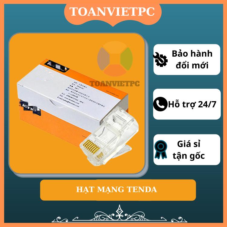 Hạt mạng Tenda Cat5e TD1013C, hộp 100 hạt