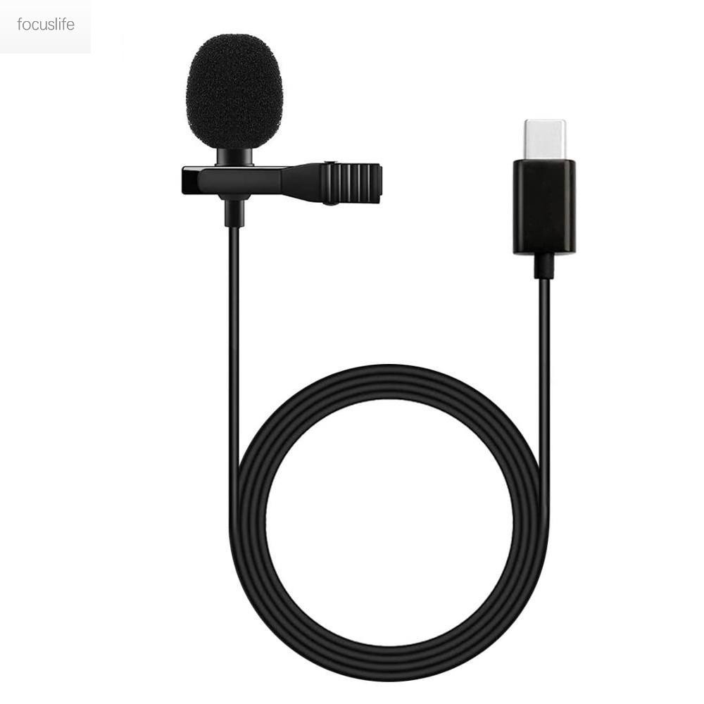 Type-c Professional USB Lavalier Microphone Portable Microphone for Cell Phone