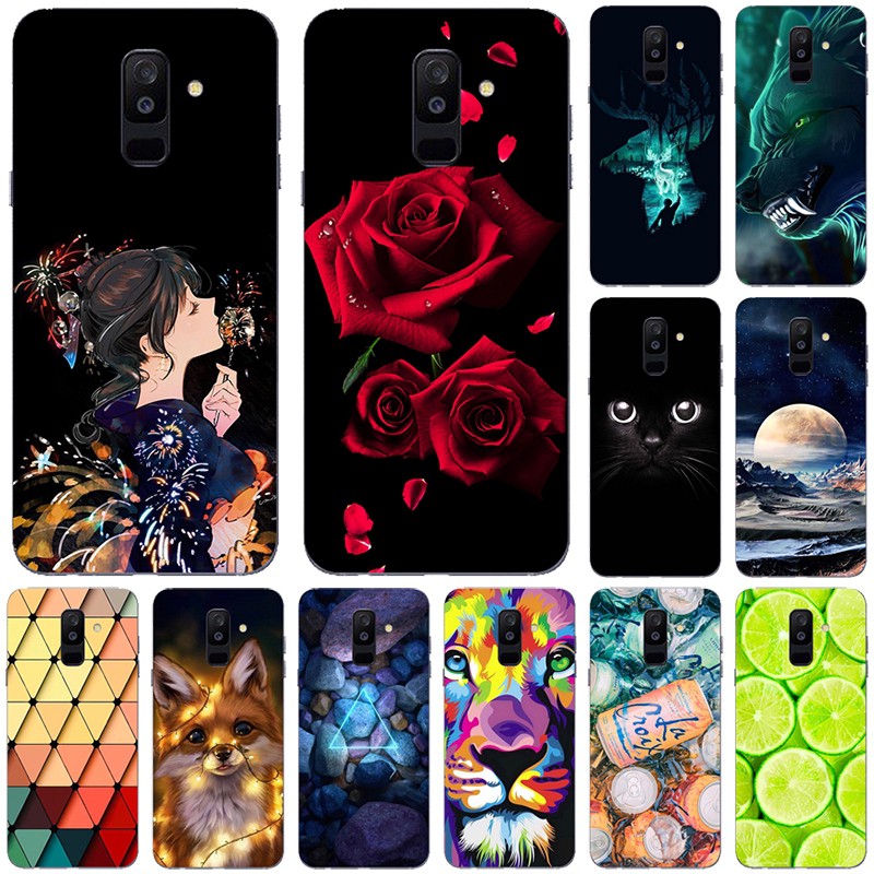 ốp lưng samsung Họa Tiết Hoa Xinh Xắn Cho Samsung Galaxy A6 2018 A600 Sm A600 A600F A6 Plus A6 + 2018 A605 A605F A9 Star Lite