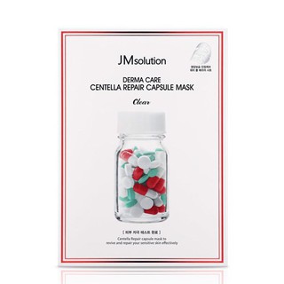 Mặt Nạ Căng Bóng Da JM Solution Derma Care Centella Repair Capsule Mask Clear 30ml