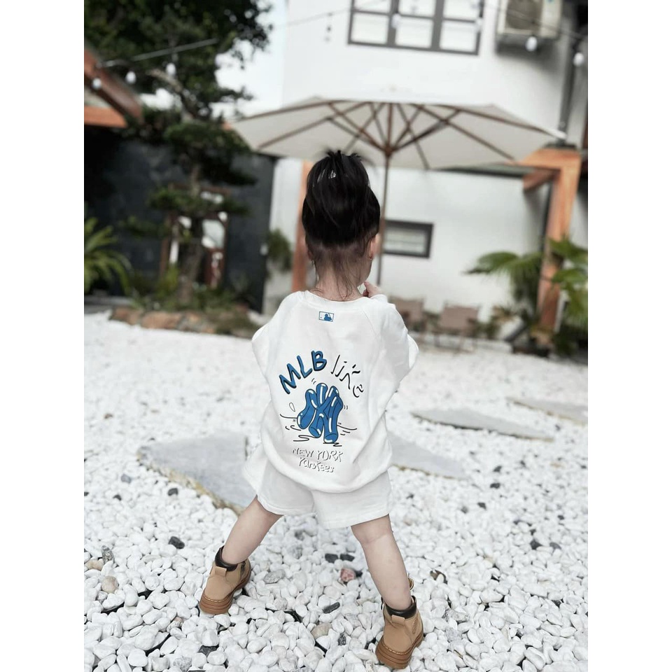 Set bộ nỉ quần ngố Ny cho bé trai -bé gái