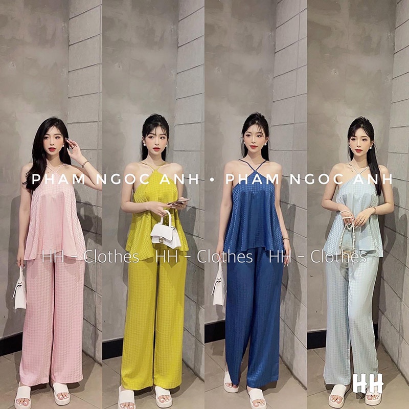 Set Bộ Lụa Cổ Yếm Ziczac Hàng Quảng Châu Loại 1 SB020-Violet
