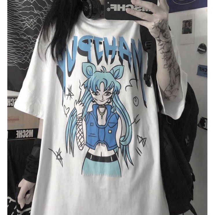 Áo thun tay lỡ Unisex, áo phông form rộng M228 KIWI SHOP union SHOP