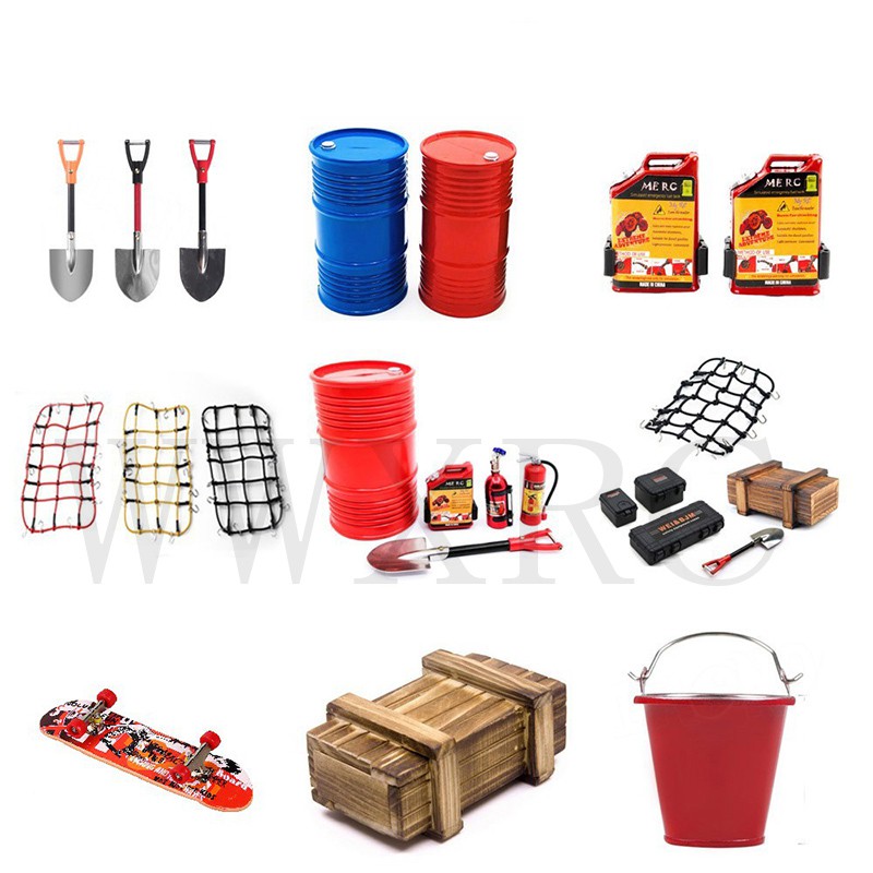 RC Bộ Phụ Kiện Dây Kéo Dầu Cho Xe Điều Khiển Từ Xa Axial Scx10 Traxxas Trx4 Tamiya Cc01 Tỉ Lệ 1 / 10
