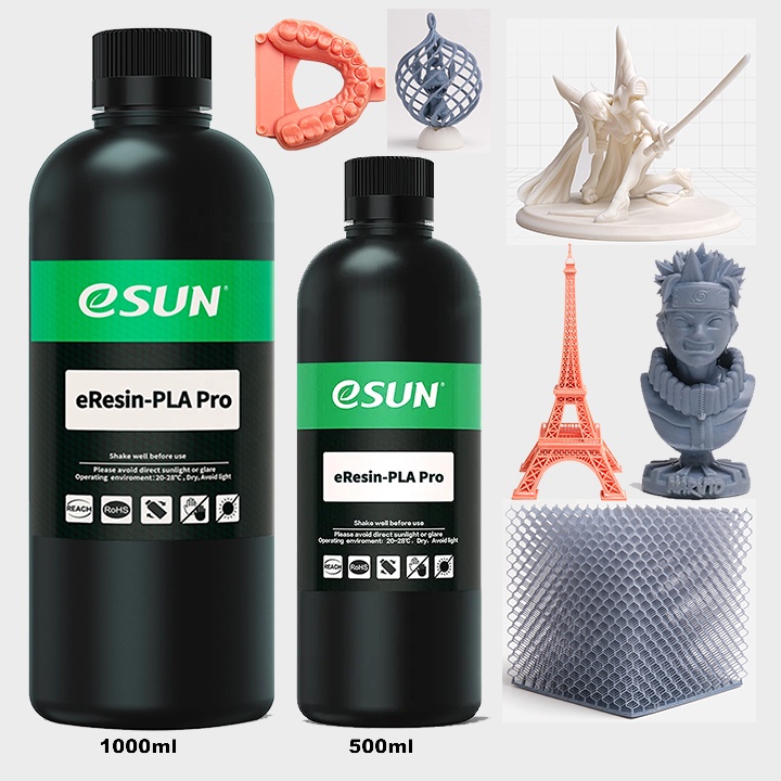 Nhựa in 3d Resin eSun eResin-PLA Pro chai 0.5-1kg/Chai