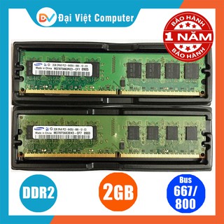 Ram máy tính để bàn 2gb ddr2 bus 800 / 667 samsung/ hynix/ micron....