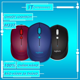 Chuột Không Dây Logitech M337 Kết Nối Bluetooth - Hàng Chính Hãng