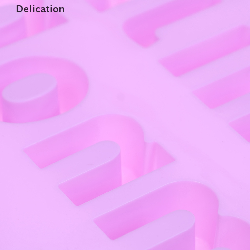 Khuôn silicone tạo hình chữ cái tiếng anh làm bánh kẹo thạch