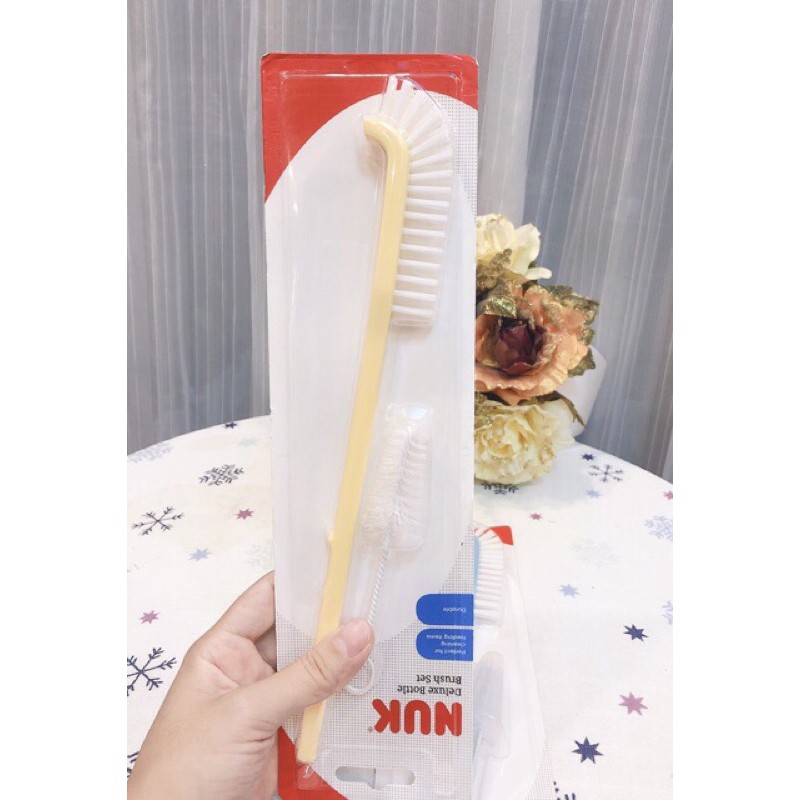 Bộ Chổi Cọ Bình DELUXE NUK Chính Hãng Nhập Khẩu Đức