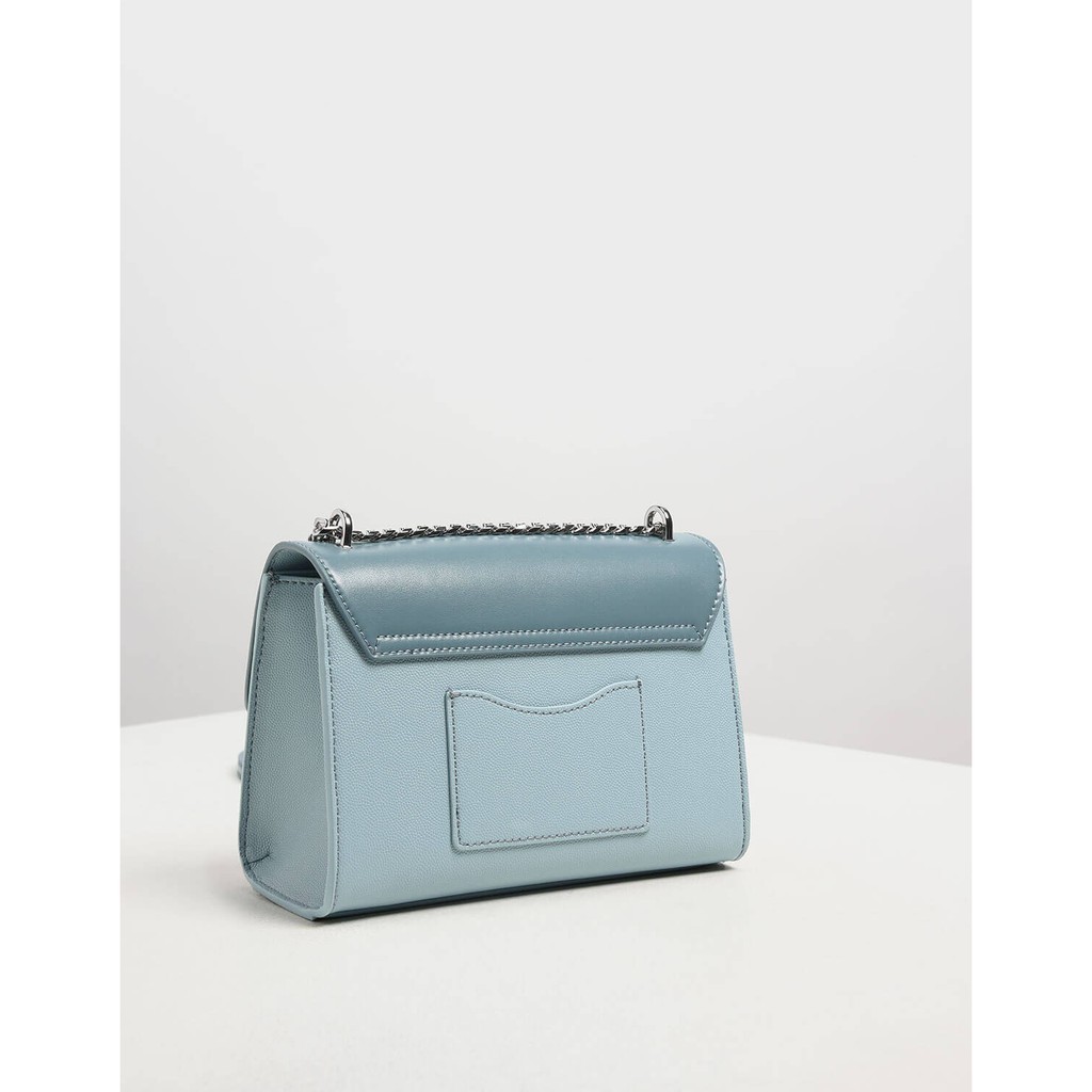 Túi xách Charleskeitth màu xanh CK053