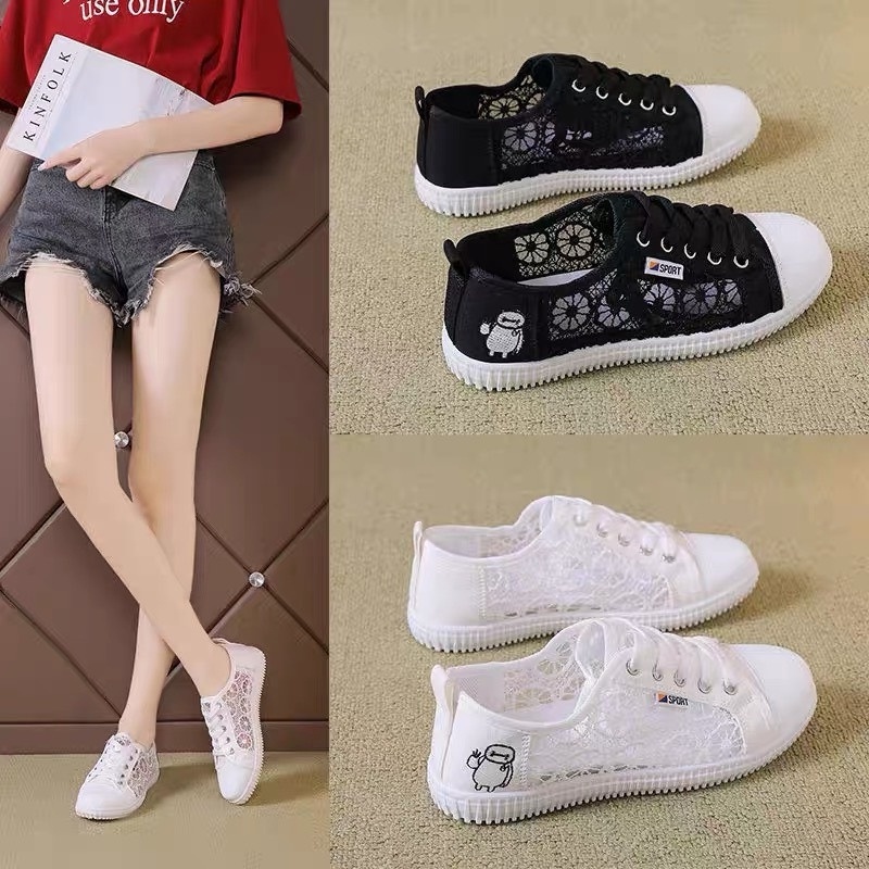 Giày thể thao nữ, giày lưới nữ phiên bản thoáng khí, đế mềm cao cấp, êm chân 1017724