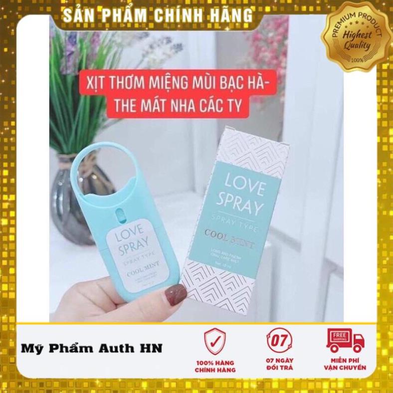 Xịt Thơm Miệng Qlady Màu Xanh Màu tím love spray- kissing spray- ngăn ngừa hôi miệng- Tự tin giao tiếp ( CHÍNH HANG)