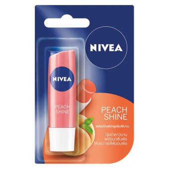 Son dưỡng ẩm Nivea Peach Shine hương đào 4.8g