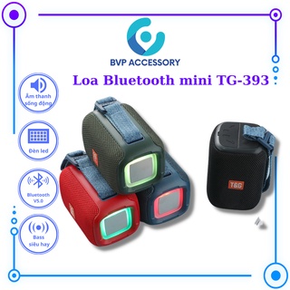 Loa bluetooth mini TG393, loa nghe nhạc bluetooth mini hỗ trợ thẻ nhớ USB cổng AUX kêt nối máy tính laptop - BVP