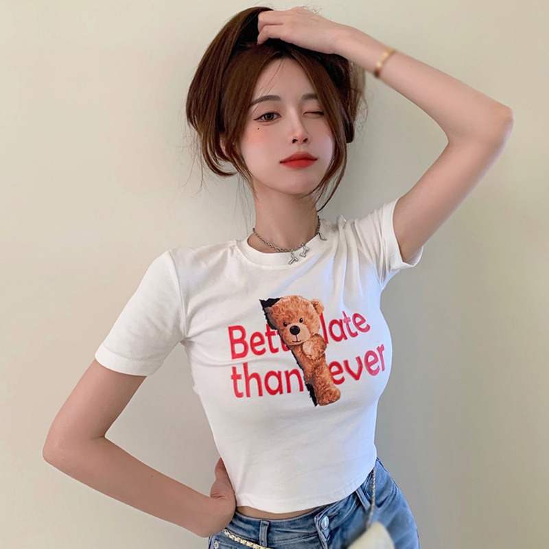 Áo Thun Tay Ngắn In Chữ mezzang Thời Trang Cho Nữ