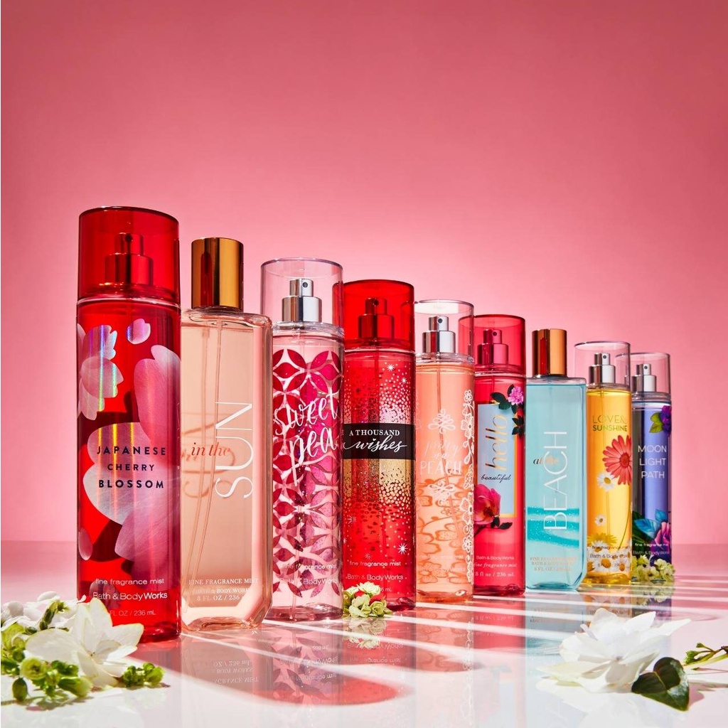 ⛅ Xịt thơm toàn thân bodymist Bath & Body Works các mùi