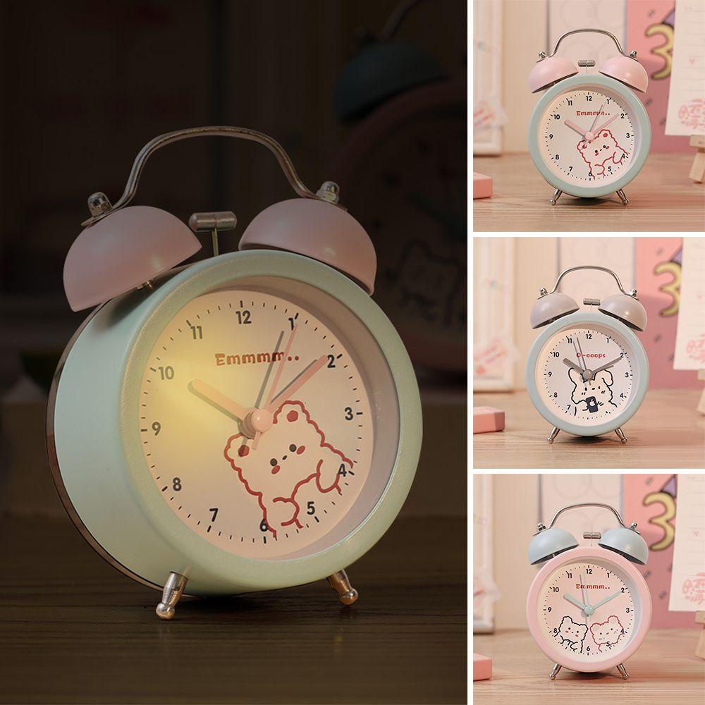 Đồng Hồ Báo Thức Chạy Bằng Pin Không Gây Tiếng Ồn Dùng Trang Trí Nhà Cửa
