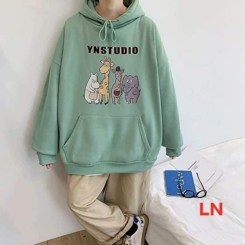 Áo hoodie bốn thú LN11