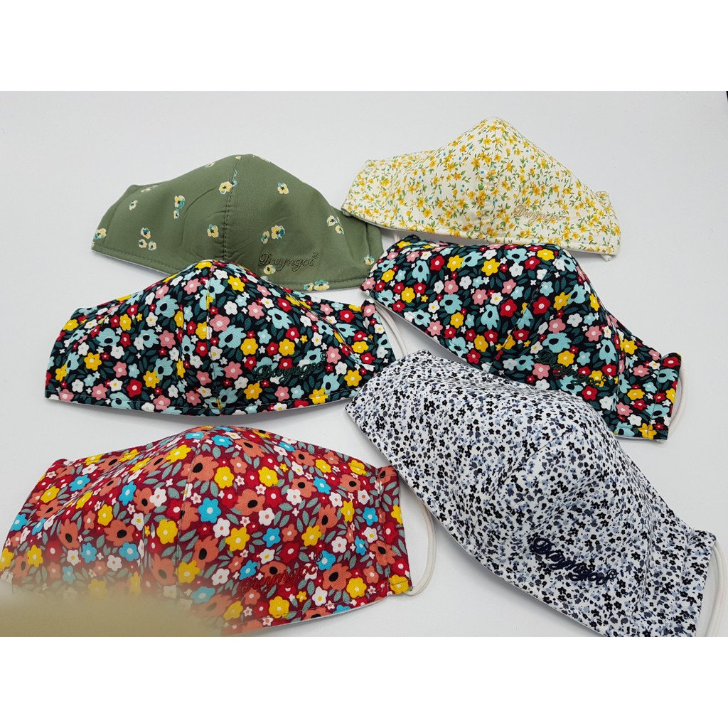 Khẩu trang vải nữ mẫu hoa nhí KT030801 | BigBuy360 - bigbuy360.vn