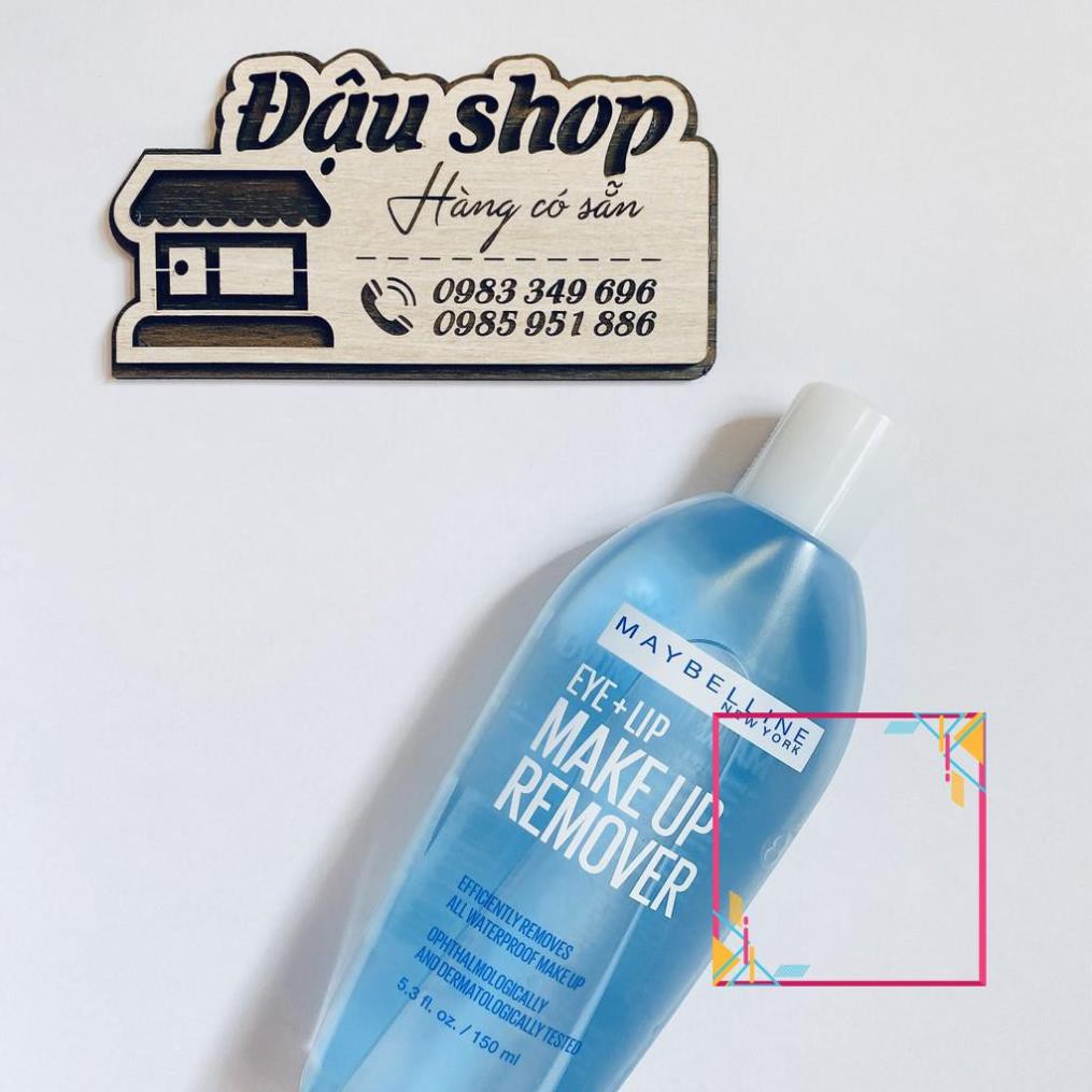 Nước Tẩy Trang Mắt và Môi Chuyên Dụng 2 lớp Maybelline New York Eye & Lip Makeup Remover 150ml