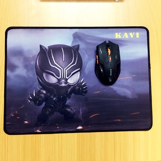 [SuperCute] - Lót Chuột Black Panther Chibi (40x30)
