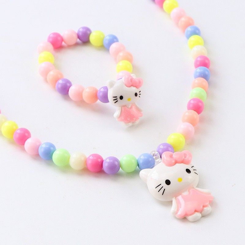 [XÃ KHO] BỘ TRANG SỨC HELLO KITTY 14 MÓN CHO BÉ (6147, LM) [HCM]