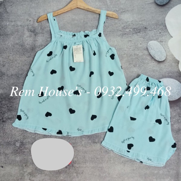 bộ lanh mặc nhà xinh xắn