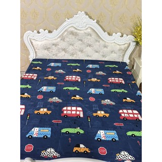 Ga chống thấm cotton,ga chống thấm cotton hoa văn, free ship,mẫu ô tô