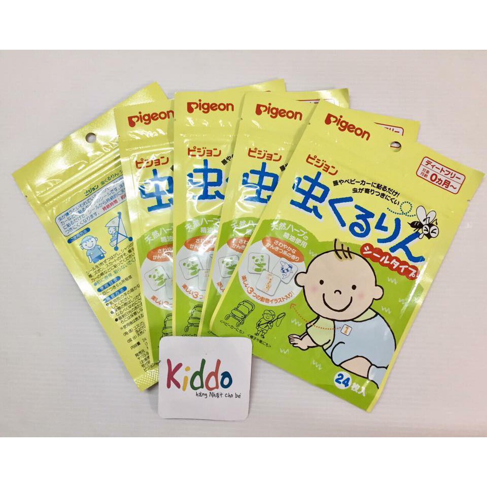 KIDDO_MIẾNG DÁN CHỐNG MUỖI PIGEON 60 MIẾNG