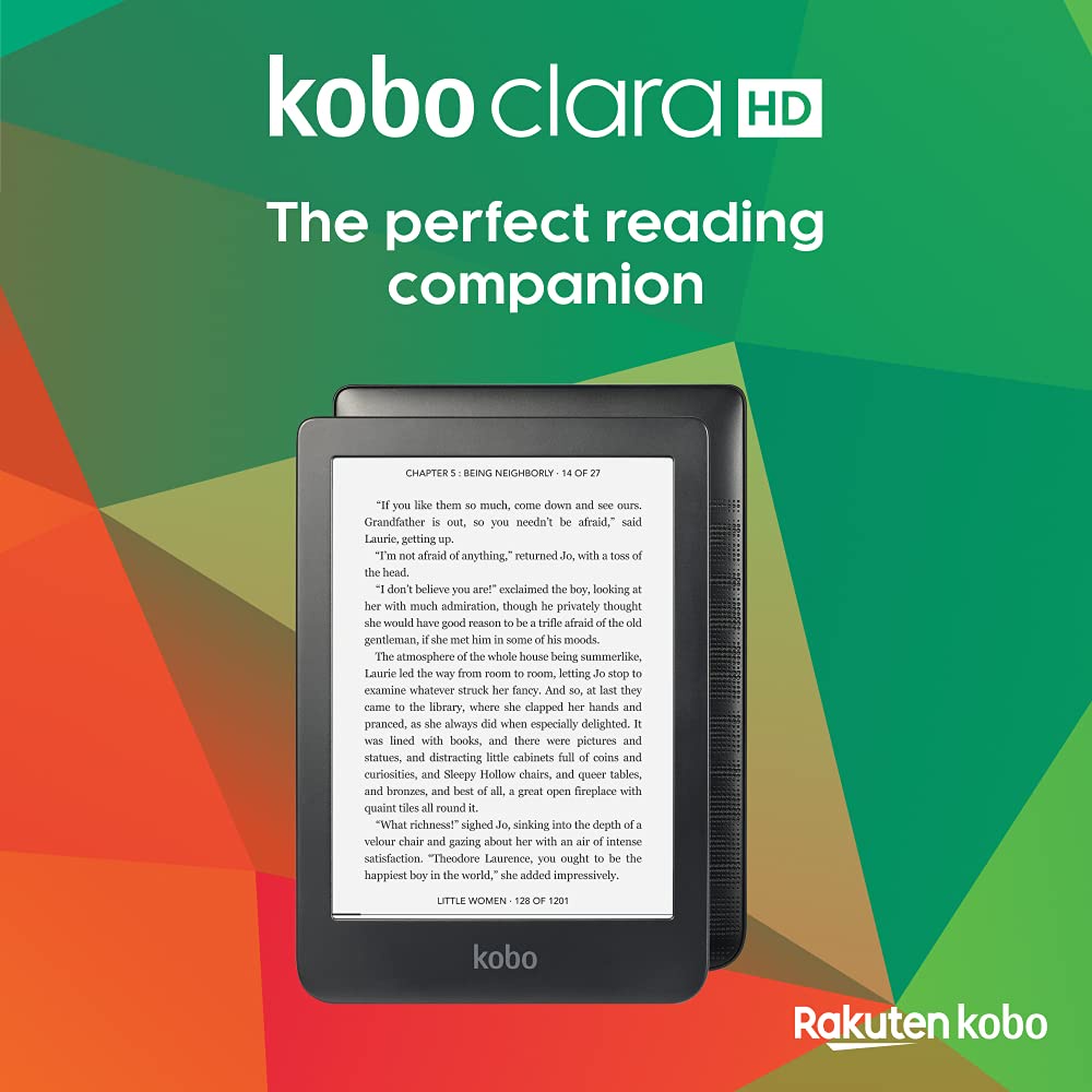 Máy đọc sách Kobo Clara HD 8GB màu đen Mới Nguyên Seal Bảo hành 12 tháng