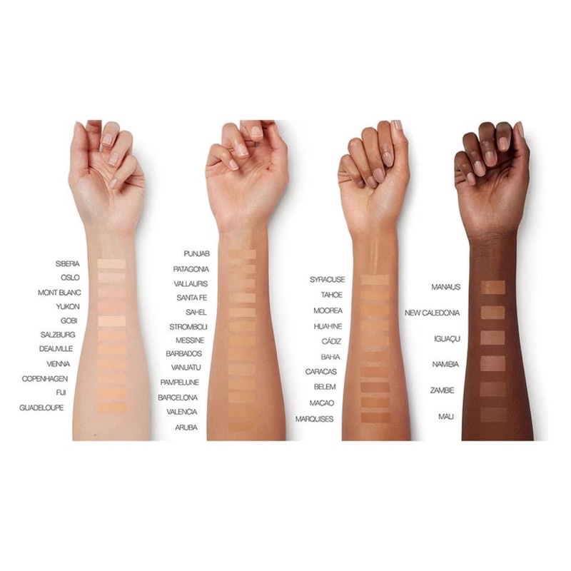 Kem nền  N.ars Sheer Glow Foundation 30ml Tester  có vòi 30ml