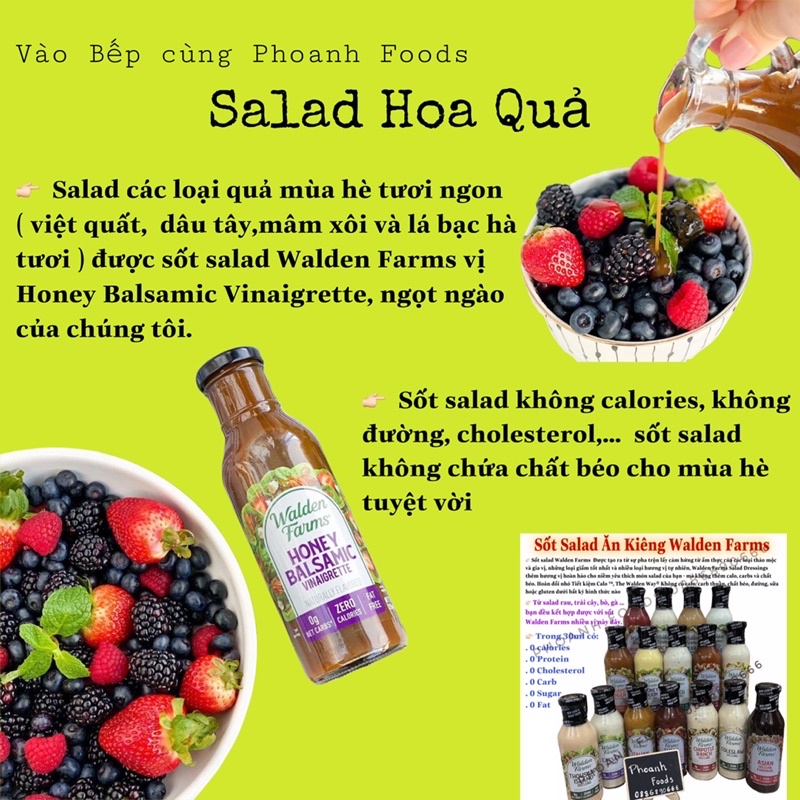 Sốt Salad Ăn Kiêng Walden Farms