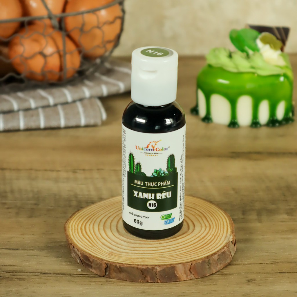 Màu thực phẩm 60g - Xanh rêu  - Unicorn color