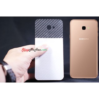 Bộ 3 Skin Dán Mặt Lưng Vân 3D Samsung J4 Plus - J4+